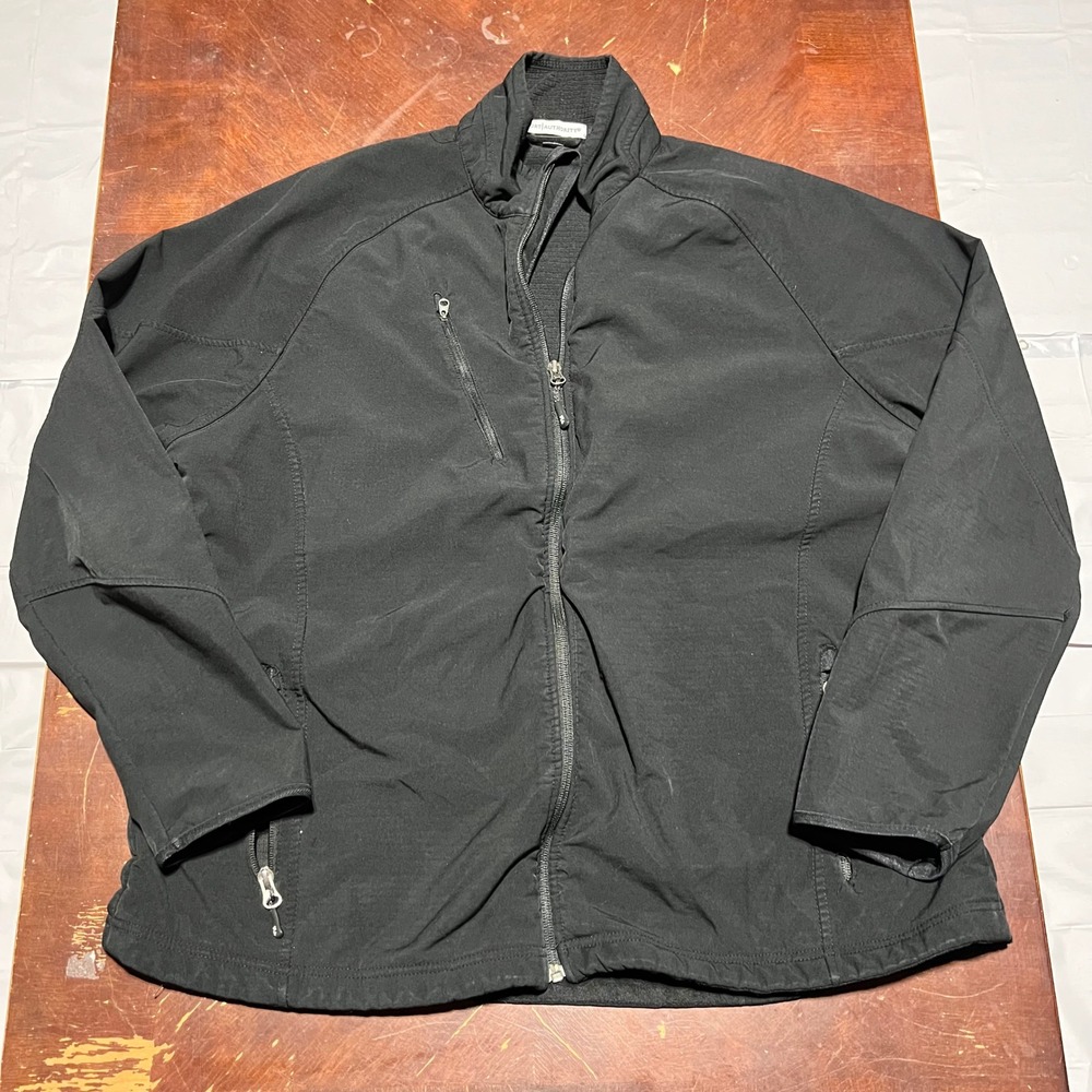 Port Authority L705 Womens XXL Black Soft Shell Jacket Microfleece Bonded Zip Up